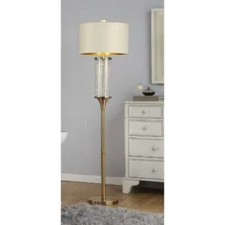 62.25" Traditional Metal Floor Lamp With Crystal Accents White - Ore International 3 62.25" Traditional Metal Floor Lamp With Crystal Accents White - Ore International -Famous Lighting Store GUEST ed390d8f f4c8 4ce5 96ce 2591f0c2143f