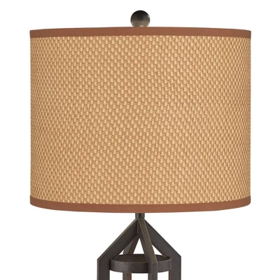 Franklin Iron Works Lucas Industrial Table Lamps 26" High Set of 2 Bronze with USB Charging Port Nightlight LED Peanut Drum Shade for Bedroom Desk Franklin Iron Works Lucas Industrial Table Lamps 26" High Set Of 2 Bronze With USB Charging Port Nightlight LED Peanut Drum Shade For Bedroom Desk -Famous Lighting Store GUEST ef3c9e35 d5e3 41a2 96da 091c42fab663