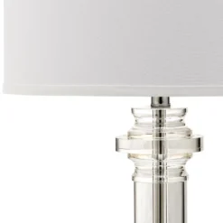 30" Nina Crystal Column Lamp Clear (Includes CFL Light Bulb) - Safavieh 5 30" Nina Crystal Column Lamp Clear (Includes CFL Light Bulb) - Safavieh -Famous Lighting Store GUEST ef46f71c 140d 44f1 b4d1 52aba661ac61