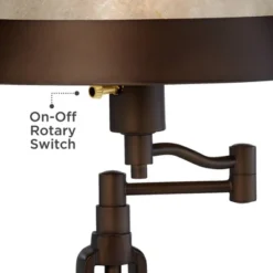 Franklin Iron Works Samuel Bronze Swing Arm USB Desk Lamps Set Of 2 With Socket -Famous Lighting Store GUEST efd38bb7 7a6f 46cc b6fc b457db930578