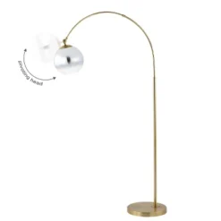71" Nora Coastal Vintage Iron LED Floor Lamp (Includes LED Light Bulb) - JONATHAN Y -Famous Lighting Store GUEST f0fb7cdb ccdc 4bc7 b108 49364d13913a