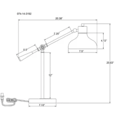 Crosby Schoolhouse Desk Lamp Black - Threshold -Famous Lighting Store GUEST f1e5b1e8 2901 40b4 8e4d 879164dbd81b