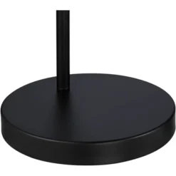 360 Lighting Modern Arc Floor Lamp With USB Charging Port 72" Tall Black White Linen Drum Shade For Living Room Reading House Home -Famous Lighting Store GUEST f243cc1f dfe1 45a8 a471 71fe865a07df