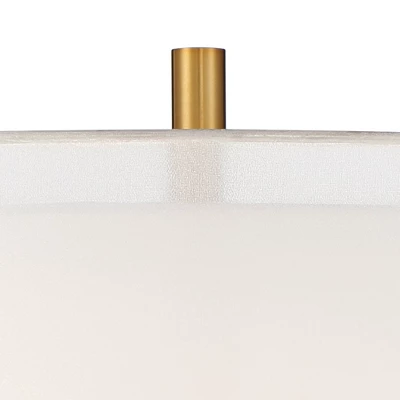 Possini Euro Design Roxie Modern Floor Lamp with Riser 65 1/2" Tall Brass Black Metal Sheer Linen Double Drum Shade for Living Room Bedroom Office Possini Euro Design Roxie Modern Floor Lamp With Riser 65 1/2" Tall Brass Black Metal Sheer Linen Double Drum Shade For Living Room Bedroom Office -Famous Lighting Store GUEST f30e064f 06f3 4531 9b12 66accff636bb