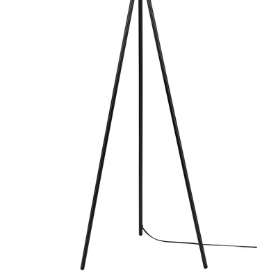 61.25" Metal Tripod Floor Lamp with Linen Shade Black/White - Cresswell Lighting 61.25" Metal Tripod Floor Lamp With Linen Shade Black/White - Cresswell Lighting -Famous Lighting Store GUEST f31c69d8 4acc 4a9c 9252 c690b54aaaec