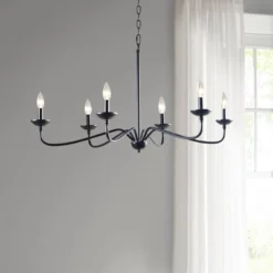72.5" Brighton Chandelier Matte Black -Famous Lighting Store GUEST f3f4b9f1 2fb9 4f8d bfab d1c9f8370094
