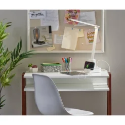 Cody LED Wireless Charging Desk Lamp With Smart Switch (Includes LED Light Bulb) Matte White - Adesso -Famous Lighting Store GUEST f3f6c851 3826 498a a800 f6dc78944c7b