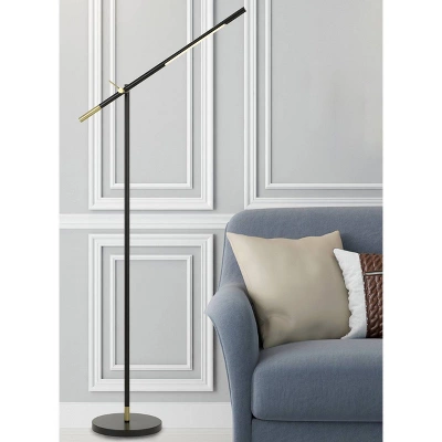 68" Adjustable Metal Virton Arm Floor Lamp (Includes LED Light Bulb) Black/Antique Brass - Cal Lighting 68" Adjustable Metal Virton Arm Floor Lamp (Includes LED Light Bulb) Black/Antique Brass - Cal Lighting -Famous Lighting Store GUEST f50766f5 b1f0 4597 8397 c9e6ba7dda4f