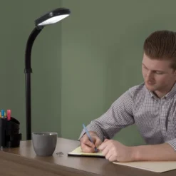 Adjustable Floor Lamp - 6ft Full Spectrum Natural Sunlight Lamp With Bendable Neck - Reading, Crafts, Esthetician Floor Light By Lavish Home (Black) 5 Adjustable Floor Lamp - 6ft Full Spectrum Natural Sunlight Lamp With Bendable Neck - Reading, Crafts, Esthetician Floor Light By Lavish Home (Black) -Famous Lighting Store GUEST f6812ec4 b08d 4682 a689 8c20e482ecdd