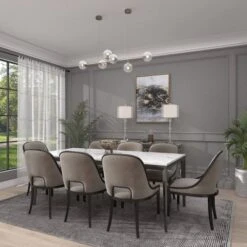 Glass Table Lamp With Drum Shade Silver - Olivia & May -Famous Lighting Store GUEST f72a3866 6ea3 4e59 aa2b f08d3b655a2e