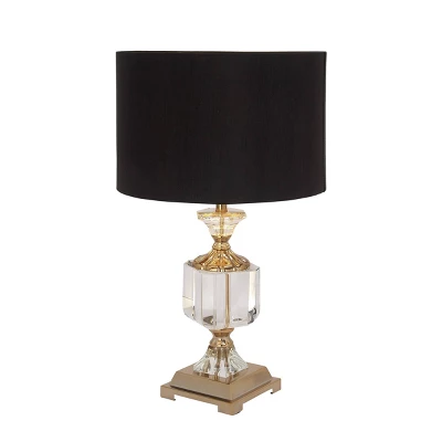 Crystal Table Lamp with Drum Shade Gold - Olivia & May Crystal Table Lamp With Drum Shade Gold - Olivia & May -Famous Lighting Store GUEST f8a50930 9eaa 4f4d ab9d 7f74f68b4fbb