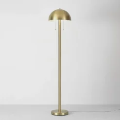 60" Novogratz X Globe Haydel 2-Light Matte Brass Floor Lamp - Globe Electric -Famous Lighting Store GUEST f94b3a9c 35b6 4c5a 8a0f 5fbc99ea3290