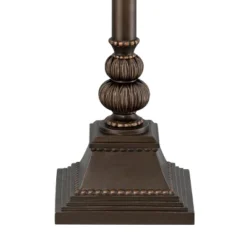 Kathy Ireland Mulholland Vintage Rustic Torchiere Floor Lamp With Side Lights 72" Tall Bronze Tortoise Shell Frosted Glass For Living Room Reading -Famous Lighting Store GUEST fa9e2227 8d29 4abf af79 2c37e877a913