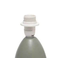 9.45" 2pk Petite Ceramic Oblong Bedside Table Desk Lamps With Matching Tapered Drum Shade Gray - Creekwood Home 7 9.45" 2pk Petite Ceramic Oblong Bedside Table Desk Lamps With Matching Tapered Drum Shade Gray - Creekwood Home -Famous Lighting Store GUEST fabc8453 d796 4e1f 92e4 0be4a6602f94