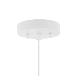 17.5" 1-Light Sofia Farmhouse Coastal Rattan LED Pendant Brown - JONATHAN Y -Famous Lighting Store GUEST fc870c98 d468 48b6 982f a7a5d8262c99