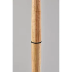 Cayman Natural Wood Floor Lamp Black - Adesso -Famous Lighting Store GUEST fd41fda5 aec2 4e50 8a16 d091b56946e8