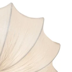 Possini Euro Design Planetarium Modern Ceiling Light Flush Mount Fixture 21" Wide Chrome 3-Light Ivory Fabric Scalloped Bowl For Bedroom Living Room -Famous Lighting Store GUEST fd8076fb ba15 40d9 afa8 c61ce1a5f194