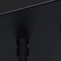 30" Industrial 4-Light Rectangular Island Chandelier (Includes LED Light Bulb) Matte Black - Cresswell Lighting -Famous Lighting Store GUEST fd8491d4 da3b 4c7f b4cd fe9594b0f651