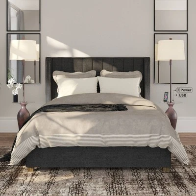 Regency Hill Fallon Rustic Industrial Floor Lamps with Tray Table 66" Tall Set of 2 Bronze Hammered USB and Outlet Oatmeal Shade for Living Room House Regency Hill Fallon Rustic Industrial Floor Lamps With Tray Table 66" Tall Set Of 2 Bronze Hammered USB And Outlet Oatmeal Shade For Living Room House -Famous Lighting Store GUEST fd887a85 ff65 4562 a244 9293ae21628e