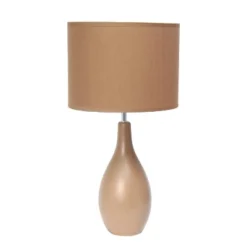 Oval Bowling Pin Base Ceramic Table Lamp - Simple Designs -Famous Lighting Store GUEST fefef1cd ee5f 456c 9d76 30190c2ff914